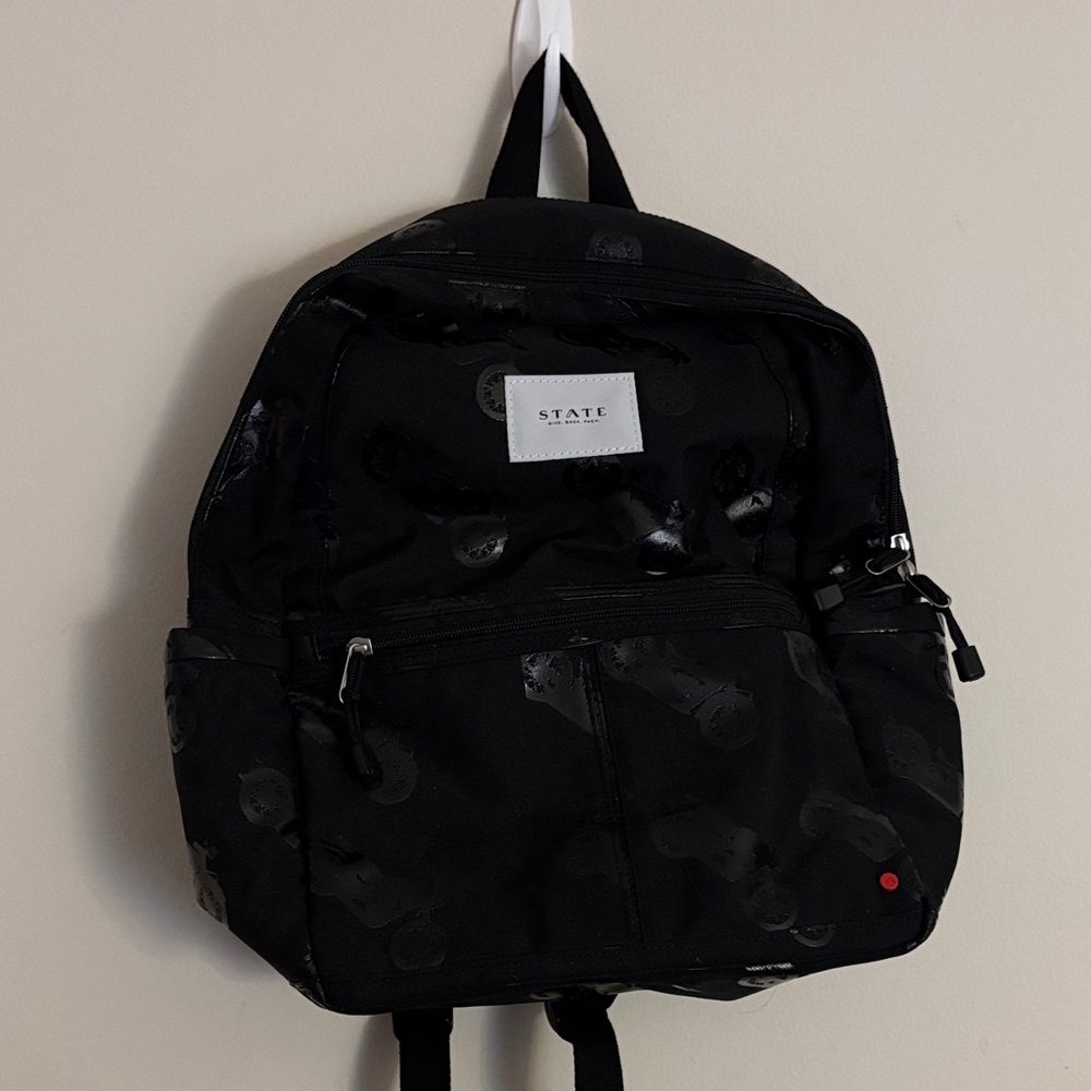 STATE Black motorcycle Backpack